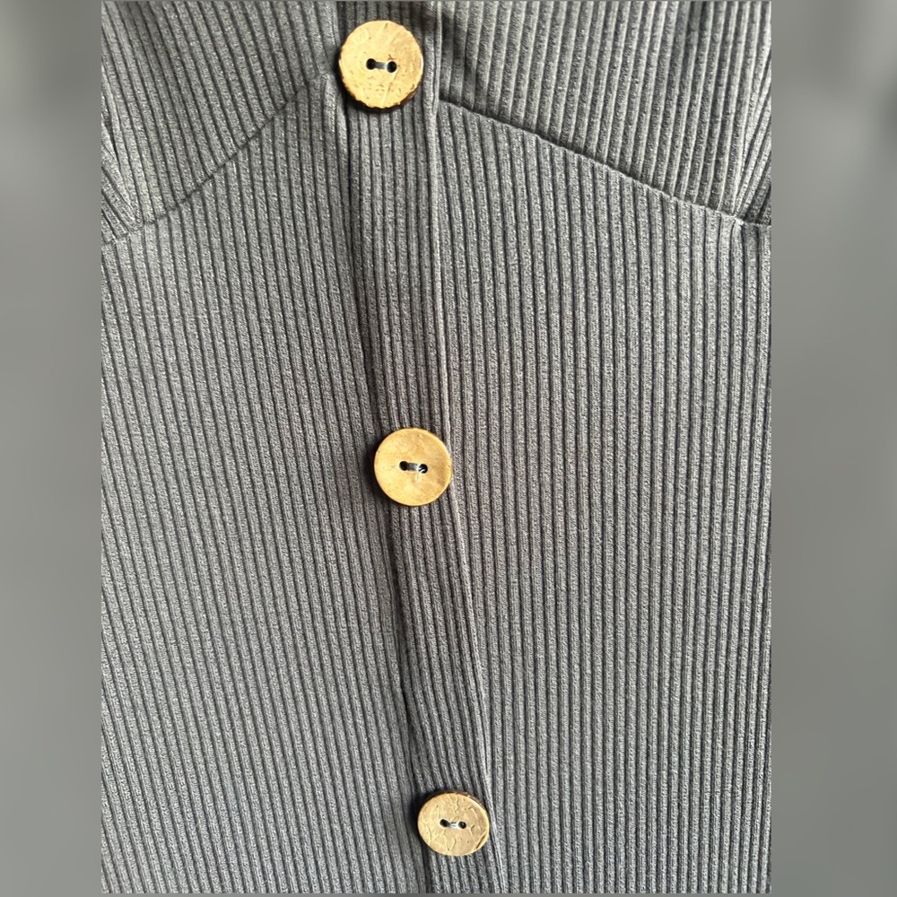 “Stephanie Ribbed Mini Dress” - Picture 3 of 4